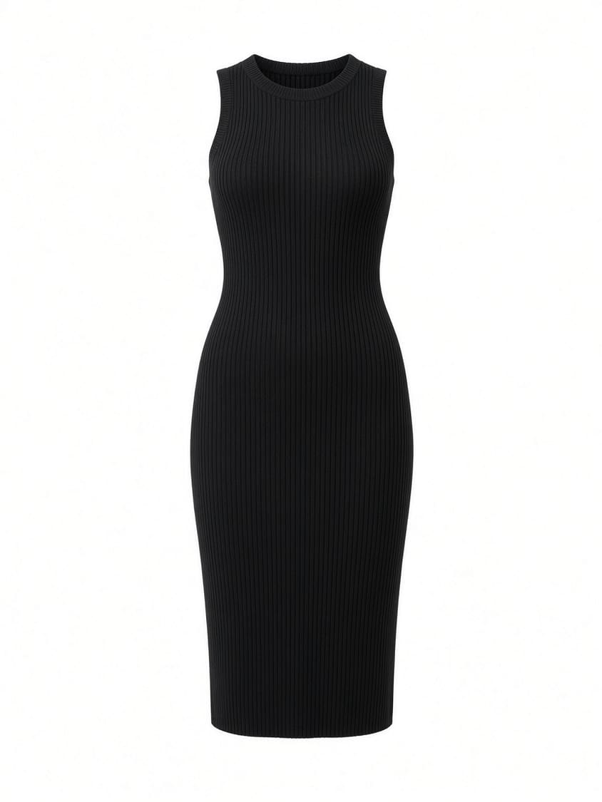 Rib Knit Bodycon Dress