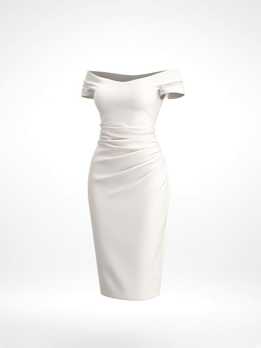 Off Shoulder Cocktail Dress