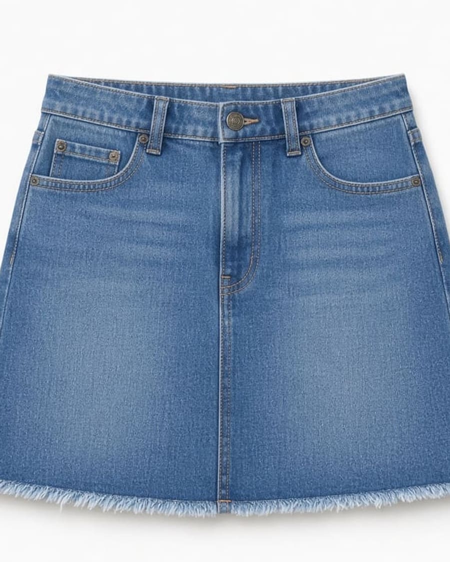 Denim Mini Skirt view 2