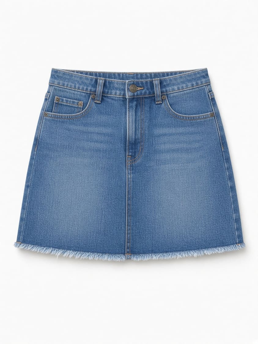 Denim Mini Skirt