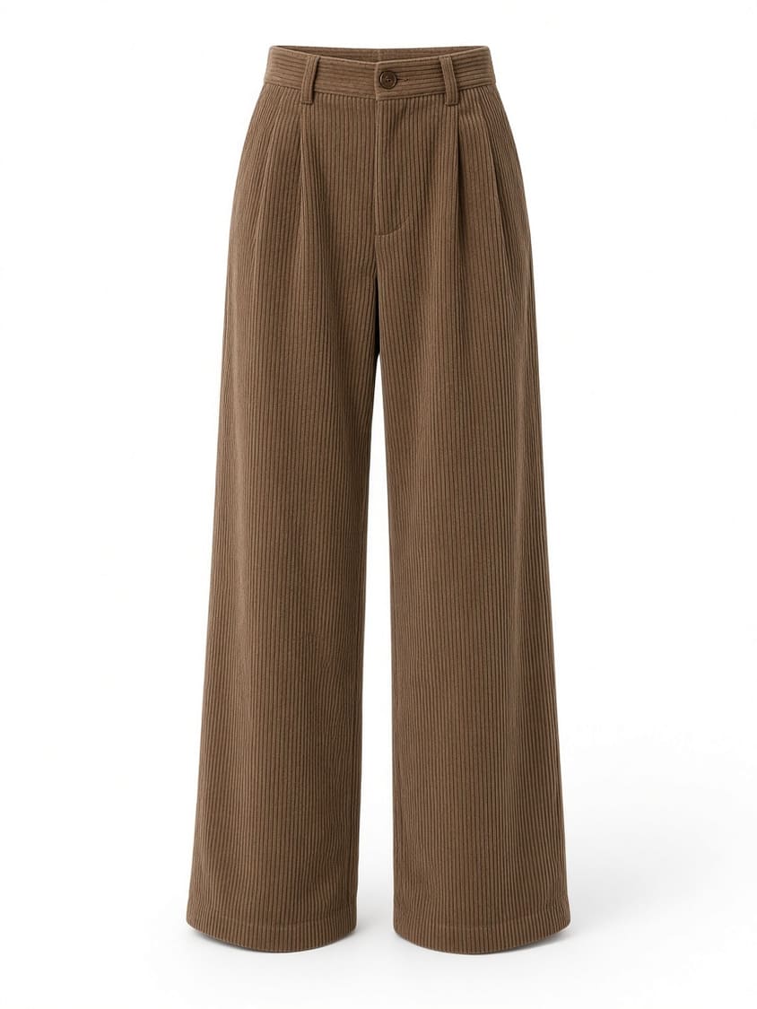 Corduroy Wide Pants