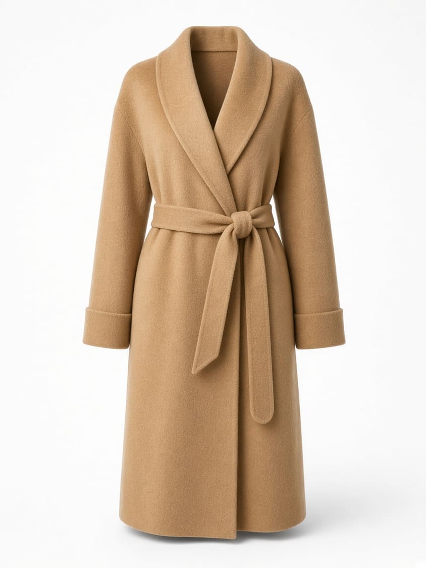 Cashmere Wrap Coat