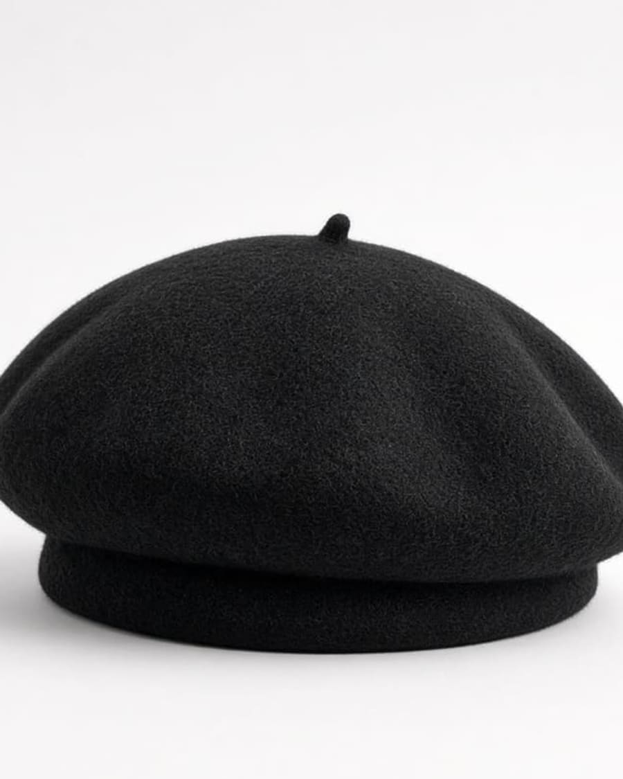 Wool Beret Hat view 2