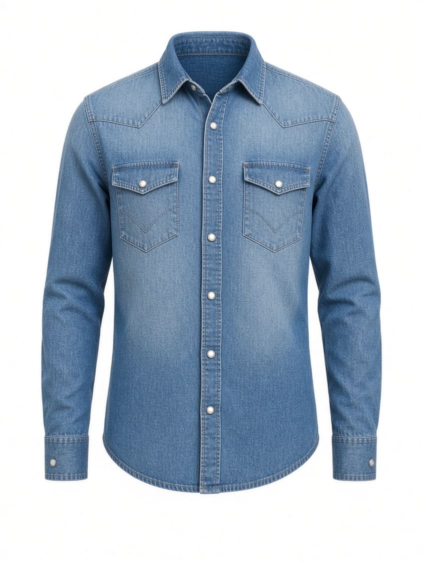 Denim Western Shirt