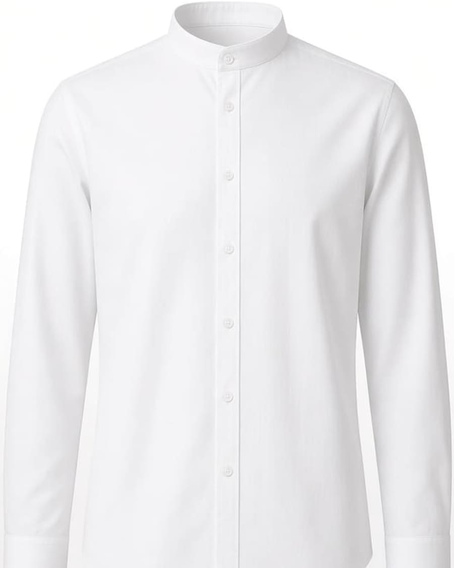 Mandarin Collar Shirt view 2