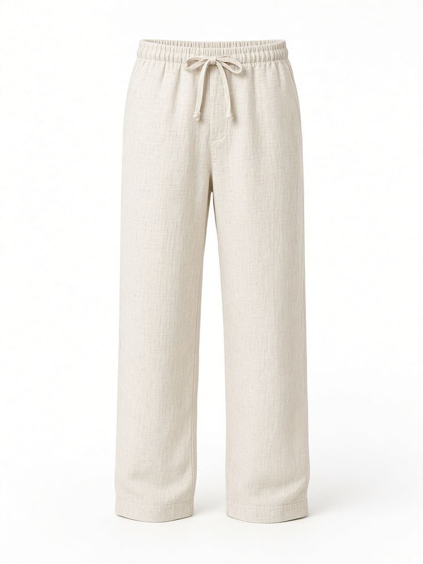 Drawstring Linen Pants