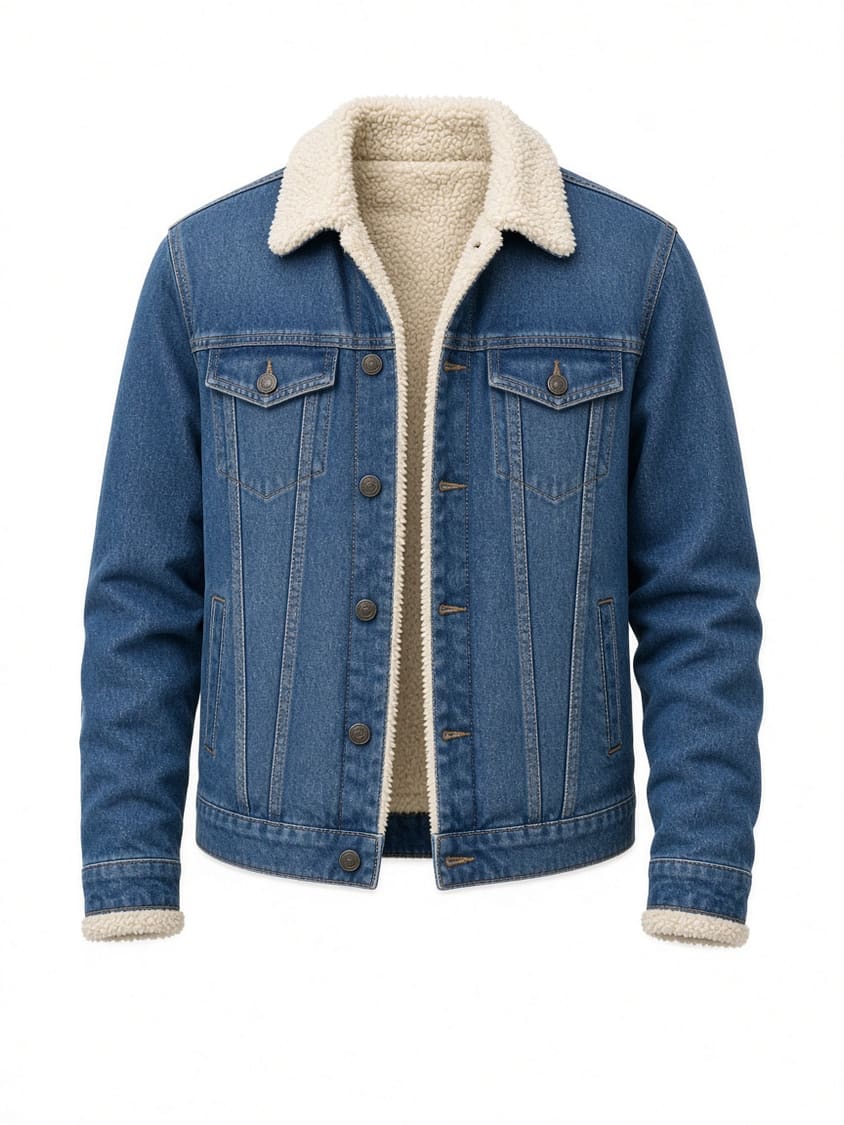 Sherpa Lined Denim Jacket