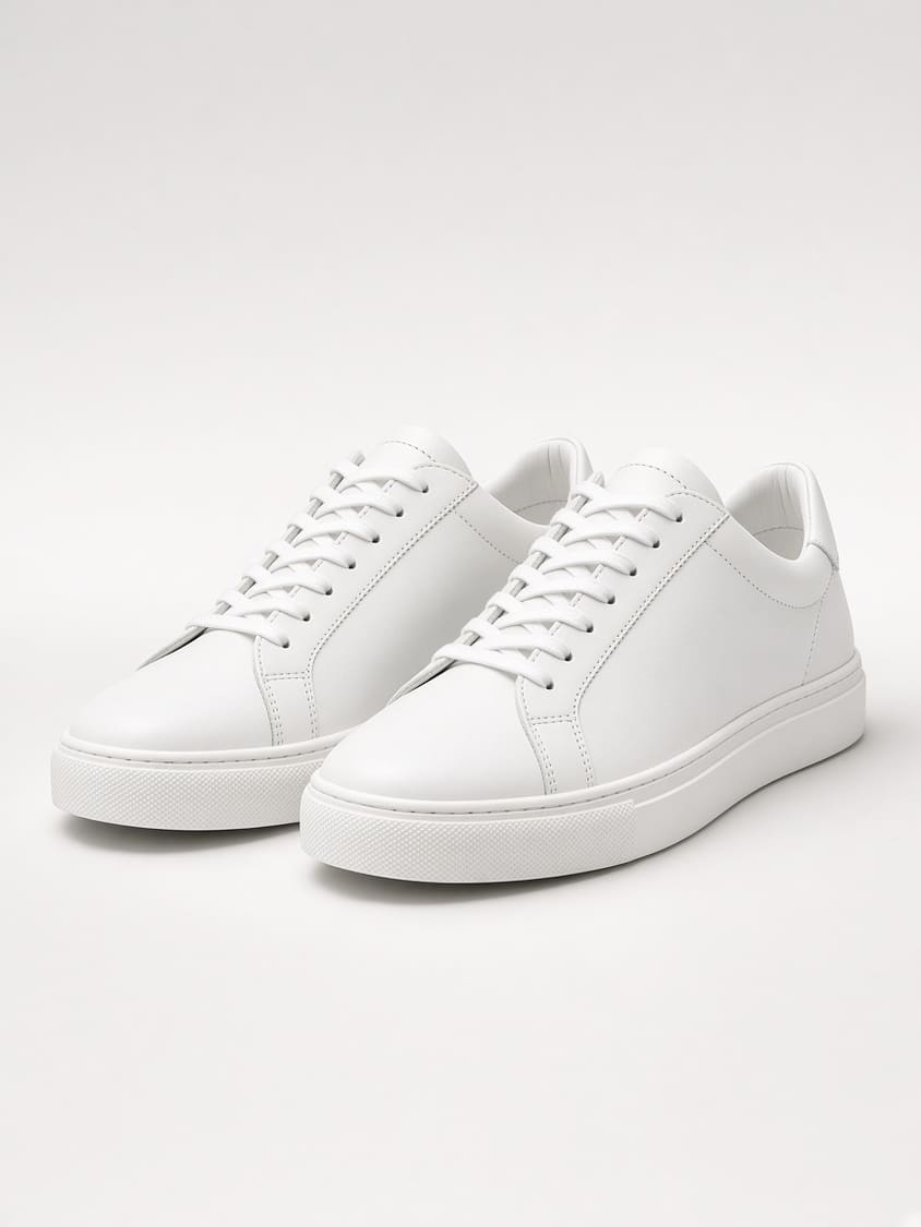 White Leather Sneakers