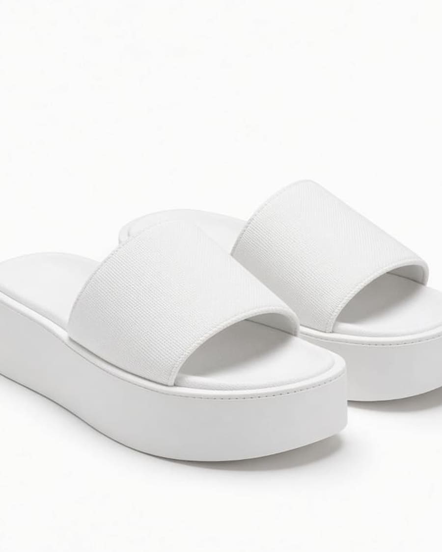 Platform Slide Sandals view 2