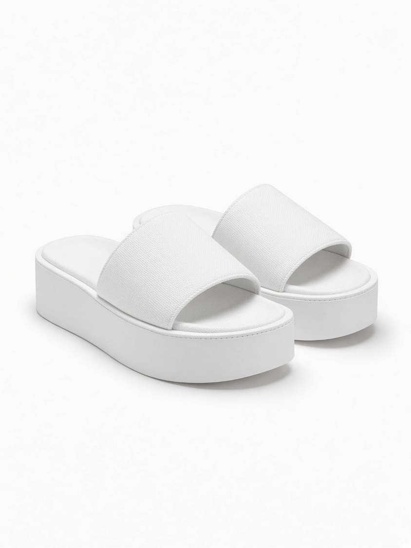 Platform Slide Sandals