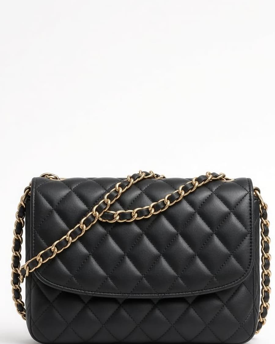 Quilted Chain Bag view 2
