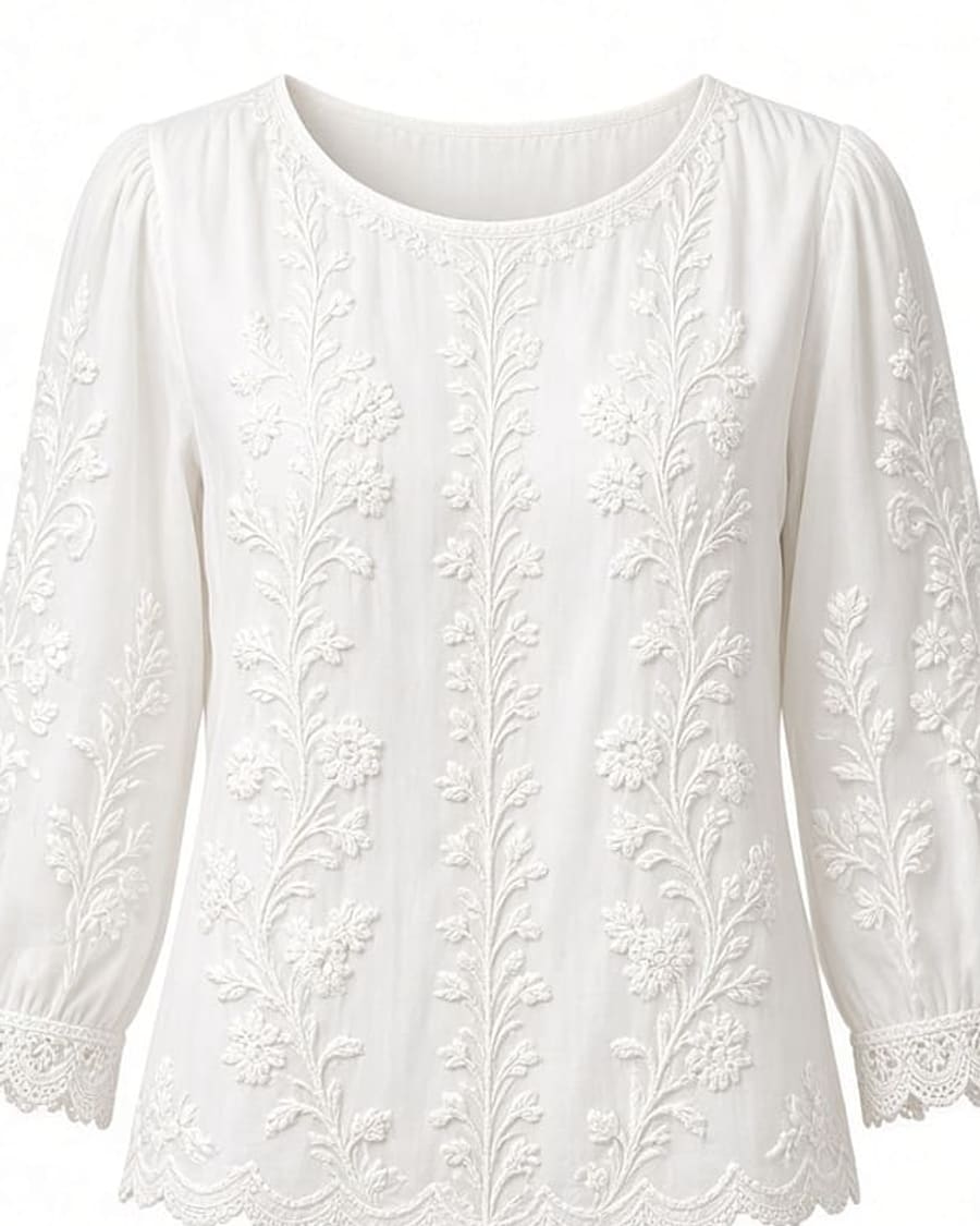 Embroidered Blouse view 2
