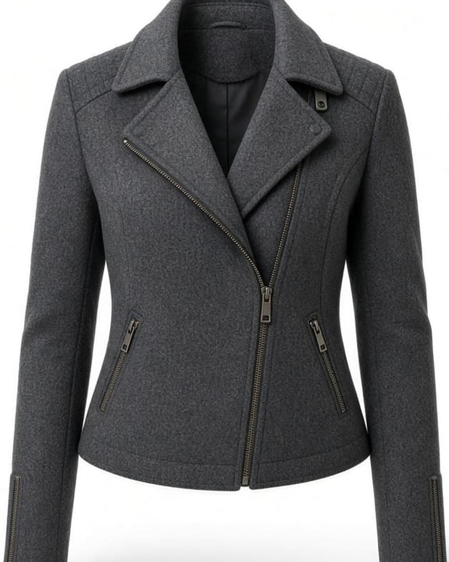 Wool Moto Jacket view 2