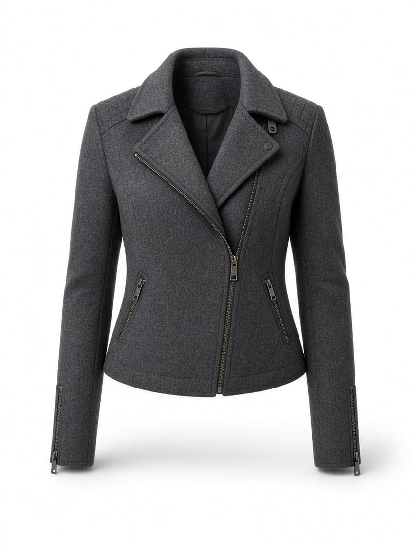 Wool Moto Jacket