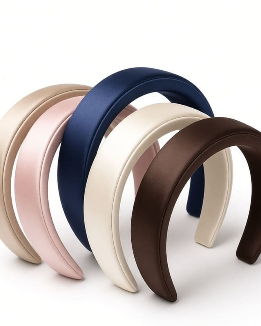 Satin Headband Set view 2