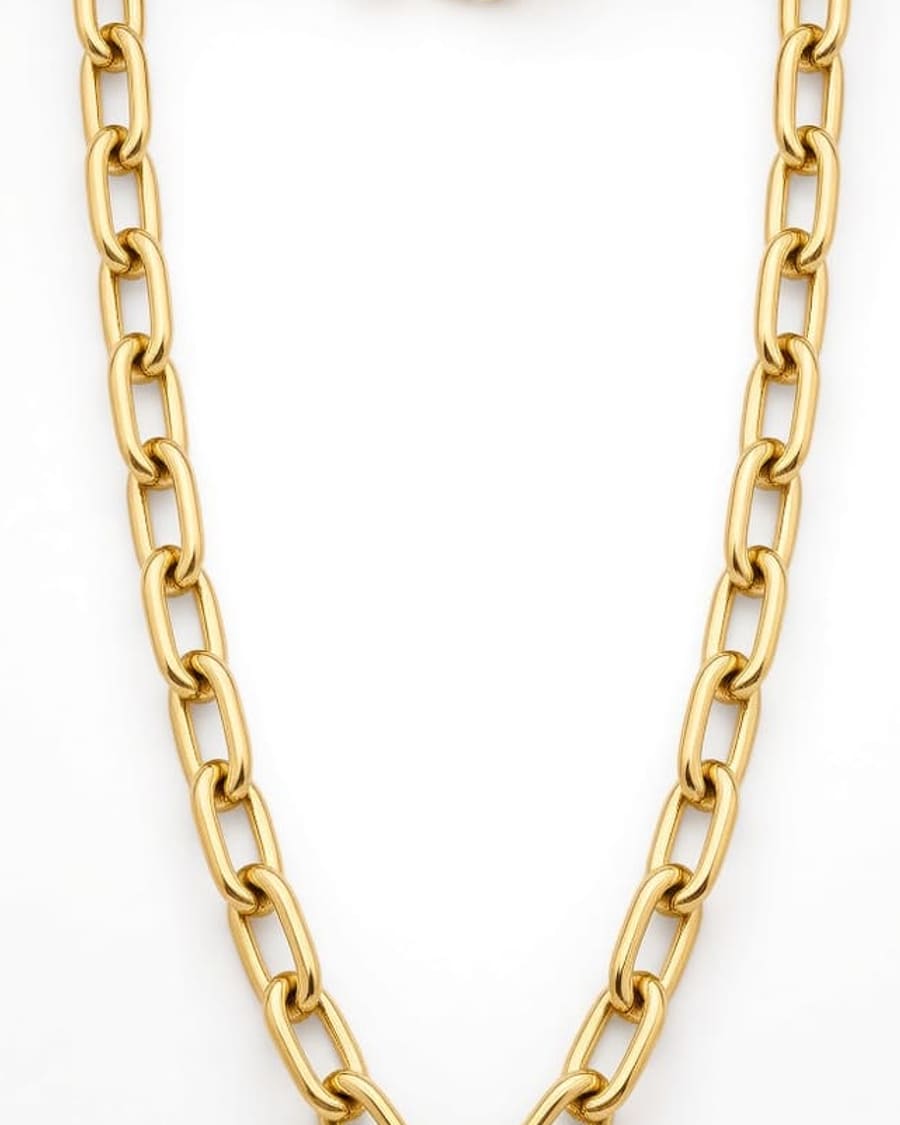Chain Link Necklace view 2