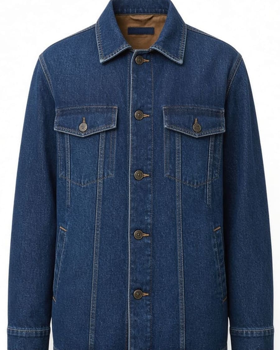 Denim Chore Coat view 2