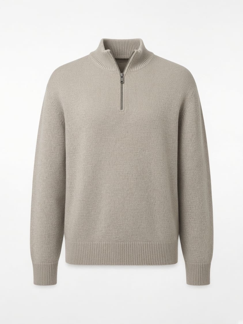 Merino Half Zip Sweater
