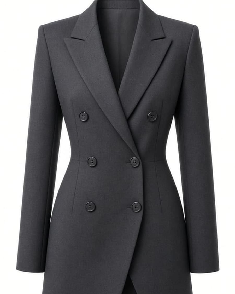 Double Breasted Blazer Dress view 2